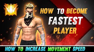 HOW TO BECOME FASTEST PLAYER - TIPS AND TRICKS | GARENA FREE FIRE BATTLEGROUND screenshot 1