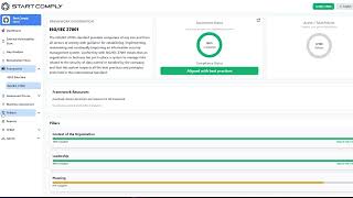 Startcomply.com: ISO27001 compliance without the excel sheets and the scattered documents