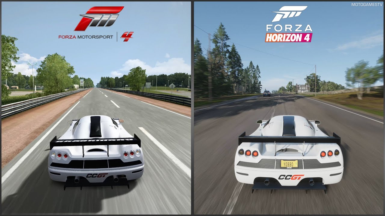 difference between forza horizon 4 and forza motorsport 7