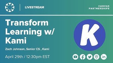 Transform Learning with  Kami & CanvasLMS