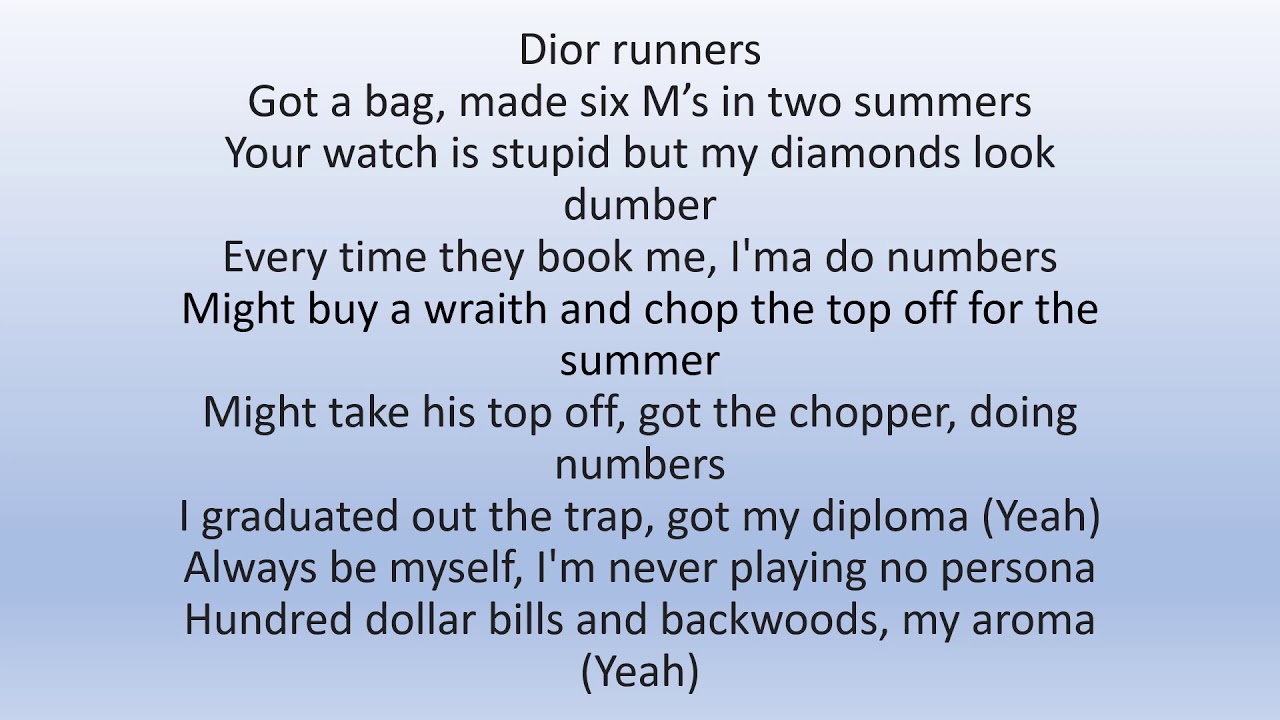 dior lyrics dior lyrics