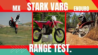 OFFICIAL Stark Varg BATTERY Range Test! How FAR can the Varg go?