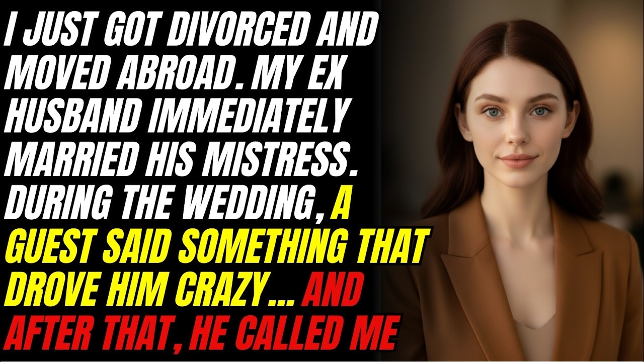 After Our Divorce My Ex Married His Mistress, But A Guest Said Something That Made Him Turn Pale