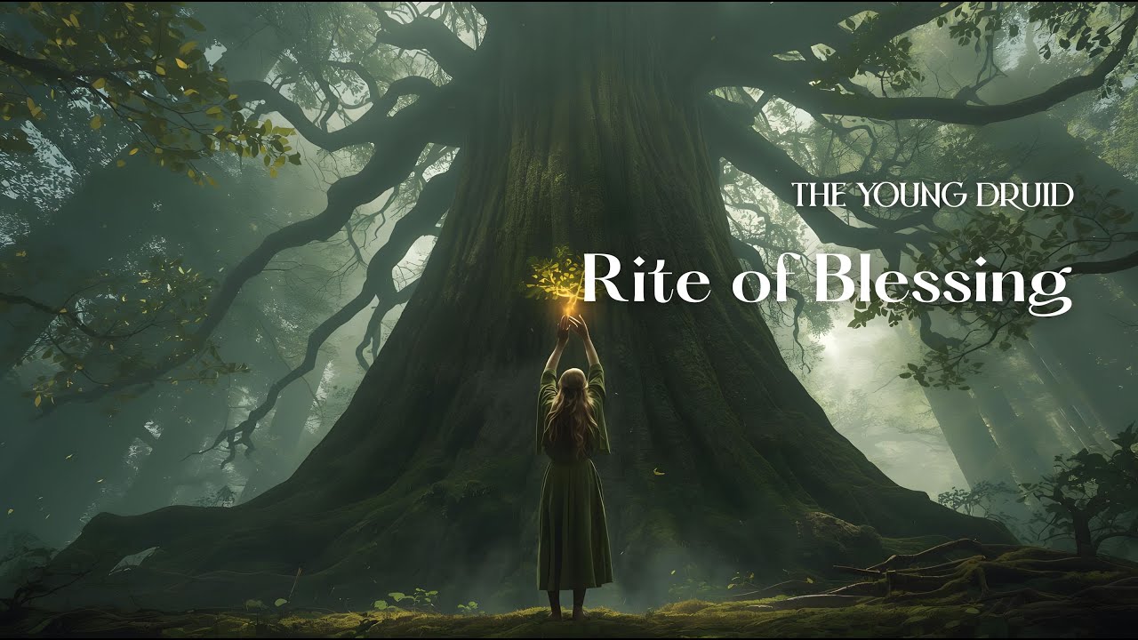 🌳✨ Under the World Tree | Young Druid’s Rite of Blessing – Calm Fantasy Ambient Journey ✨🌿