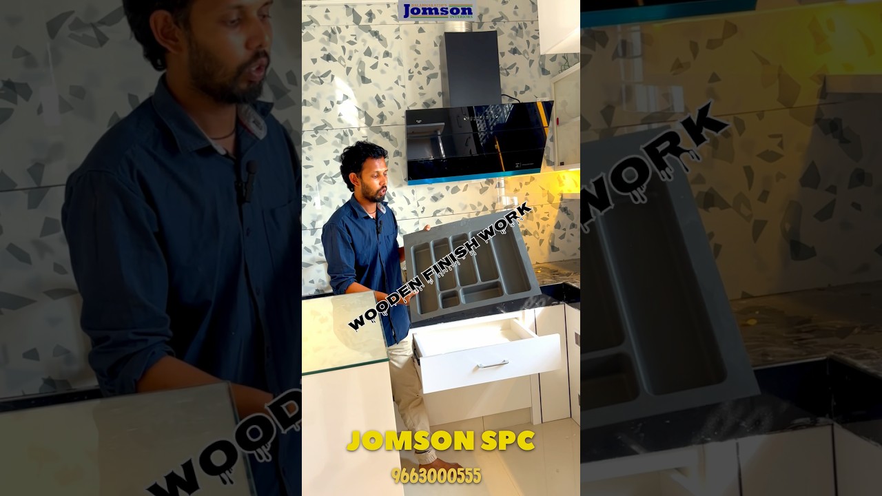 Low budget SPC Modular Kitchen || White Color Modular Kitchen Ideas 