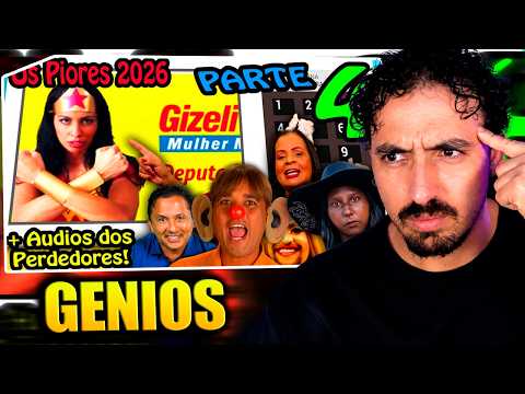 🔴 Os mais Bizarros e Engraçados Candidatos do Brasil PARTE 4! 4º Turno! 2026 ! | Leozin React