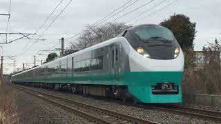 E657系 K17編成　E653系「フレッシュひたち」グリーンレイク復刻塗装