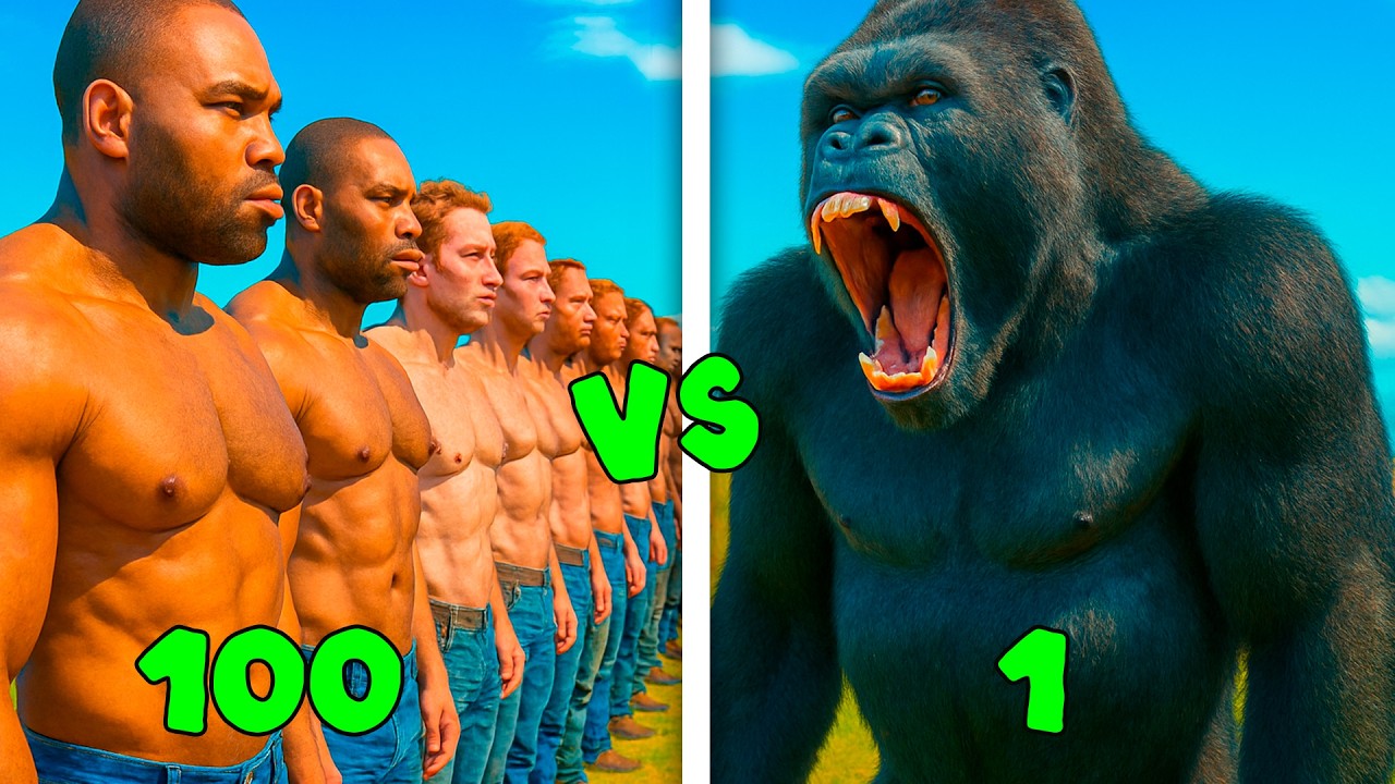 Gorilla Mod 100 Mennesker…