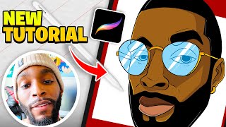 Transform Your Photo Into A Cartoon With Procreate 2025! (SIMPLE Tutorial) screenshot 1