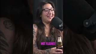 Menopause Hot Flashes, From High to Hot! #podcast #comedy #funny