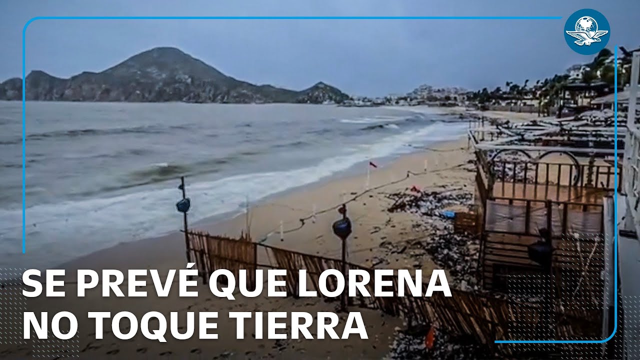 Huracán Lorena pierde intensidad, pero alerta por lluvias se mantiene; no te confíes