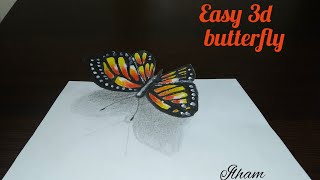 Easy 3d butterfly step by step for beginners