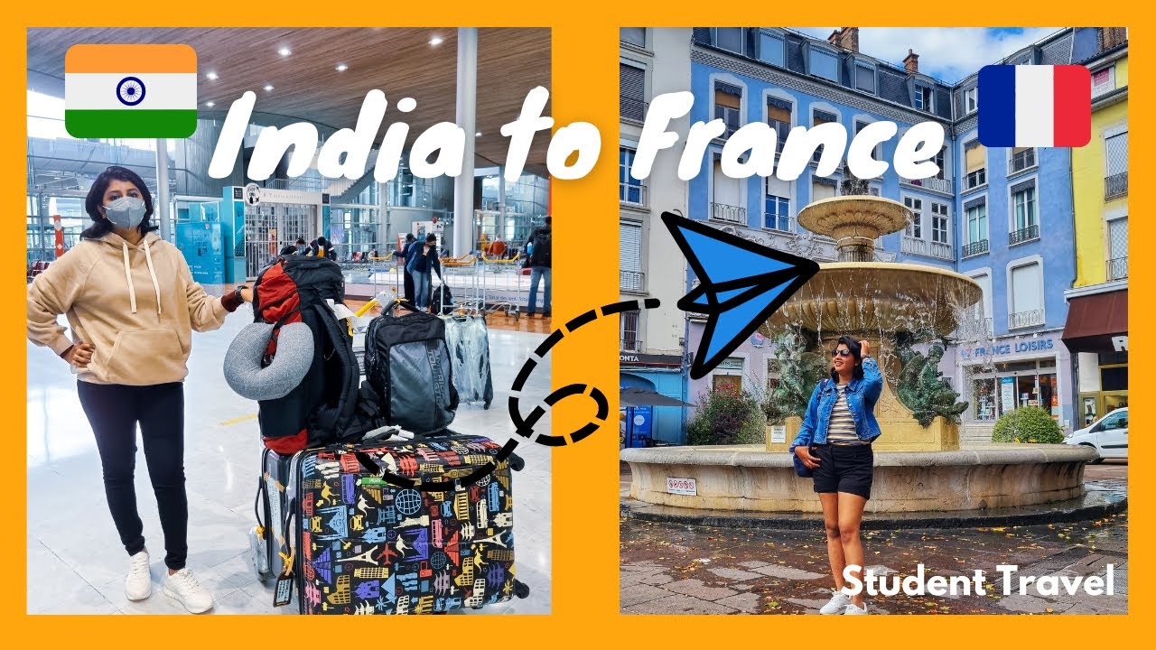 Indian student first days in France — travel vlog from India to Grenoble