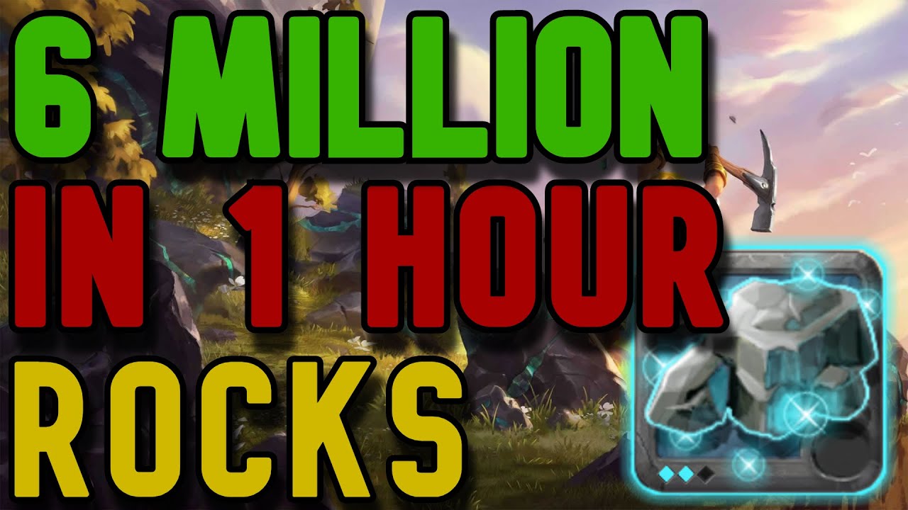 6 MILLION SILVER Profit in 1 Hour Rock Refining | Albion Online