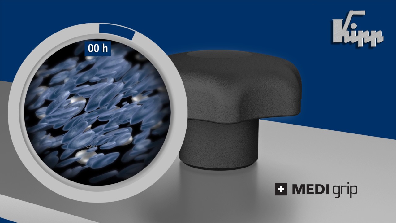 KIPP MEDI grip Produkte für höchste Hygieneanforderungen