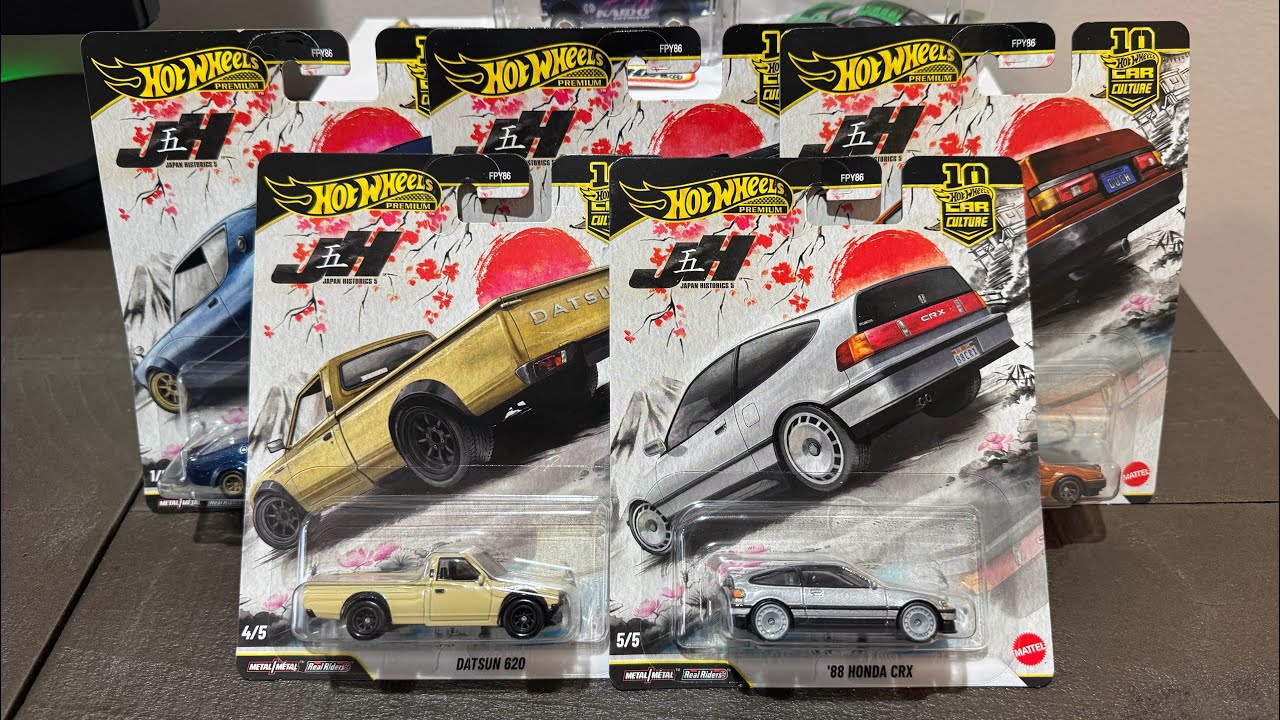 Распаковка Hot Wheels Premium Japan Historics 5