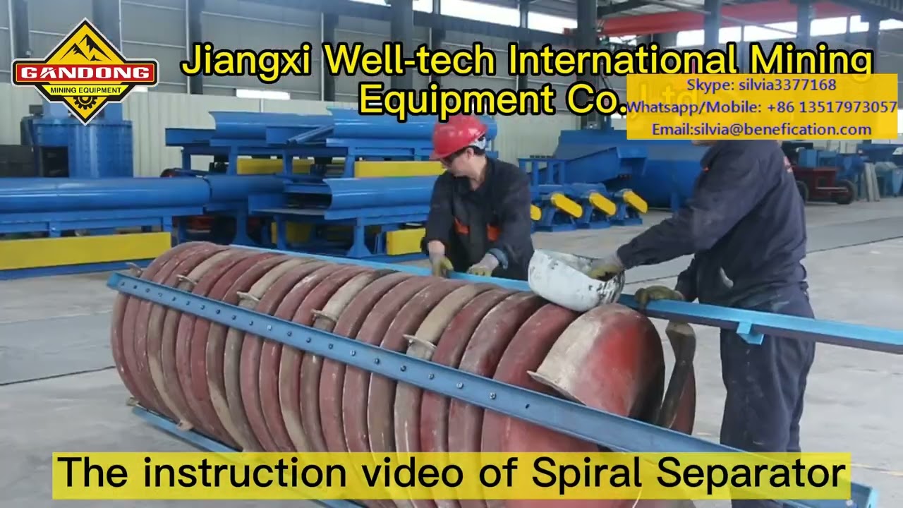 How To Install Spiral Chute Separator Concentrator Step By Step?