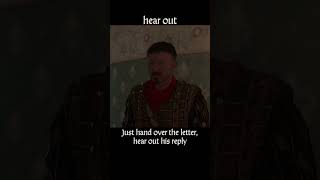 hear out — Kingdom Come : Deliverance dialogue scene