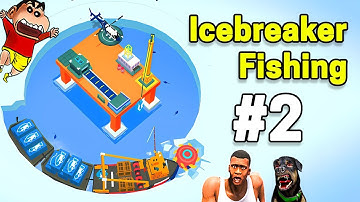 SHINCHAN NOOB VS PRO VS HACKER IN icebreaker fishing with franklin & chop | Dream Squad Op