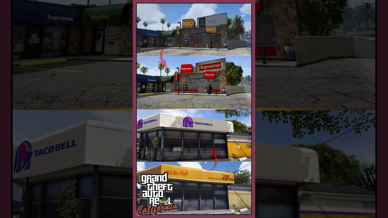 GTA 5 Vanilla vs 5REAL: Which Side Shocks You? 