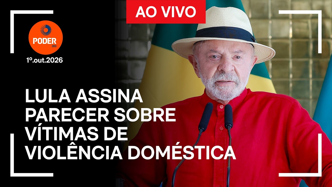 Ao vivo: Lula assina parecer sobre vítimas de violência doméstica