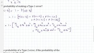A2 Errors in Binomial Distributions