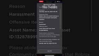 roblox: you have been banned for a bad t-shirt! The t-shirt: