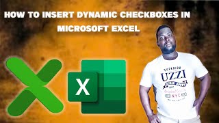 How to insert dynamic check boxes in Microsoft excel (step by step) for beginners