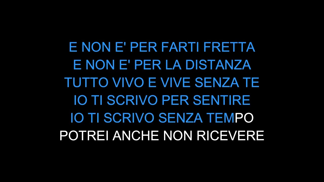 Biagio Antonacci   Il cielo ha una porta sola - Karaoke