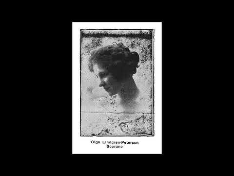 MIN SÅNGRÖST DEN KAN EJ BETALAS I GULD, Olga Lindgren & Olle i Skratthult 1917