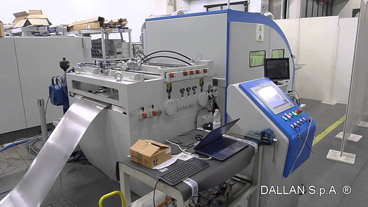 Laser cutting and perforation press line COMBO Dalcos ELXN