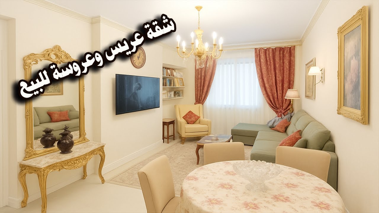 شقة عريس وعروسة للبيع شغل العريس اتنقل ولازم يسكن عند مكان العمل الجديد - كود 154