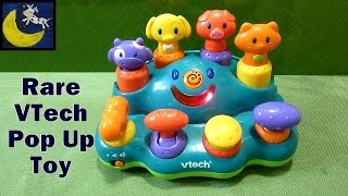 Rare Vintage Vtech Touch And Turn Tunes Pop Up Musical Farm Animal Toy
