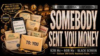 Somebody Sent You Money While You Slept Life Changed FOREVER Alpha Gateway HYBRID Subliminal