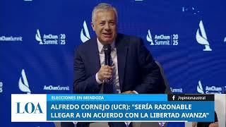 El gobernador de Mendoza, Alfredo Cornejo, presente en AmCham Summit 2025