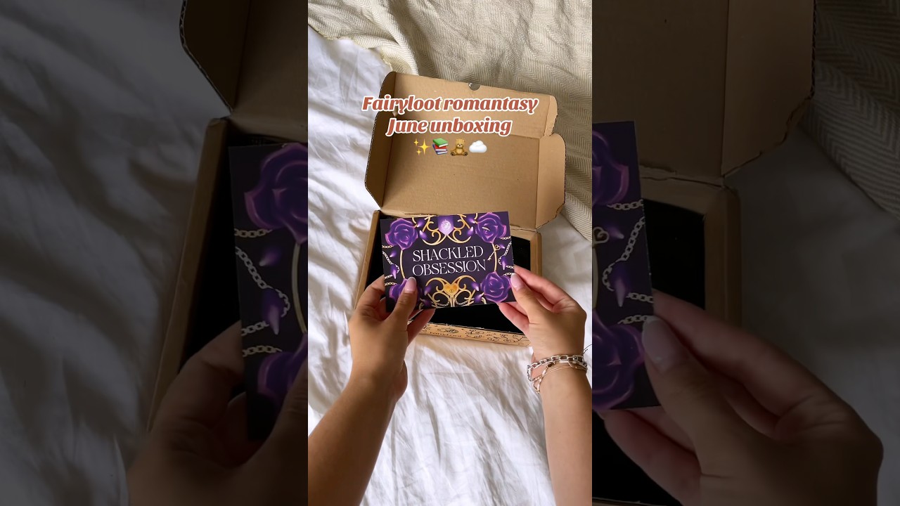 SPOILER WARNING - fairyloot romantasy unboxing 🤍 