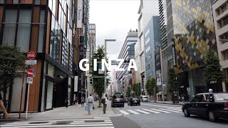 【4K】銀座、東銀座周辺を散歩（2021年6月）／Walking around Ginza and Higashi Ginza in Tokyo Japan.