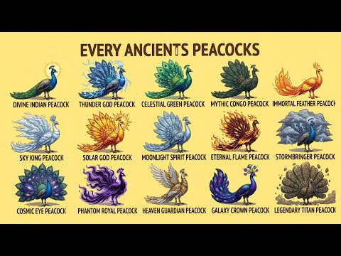 Every Ancient Peacock | Divine, Mythical & Legendary Peacocks | Fantasy Bird Collection thumbnail