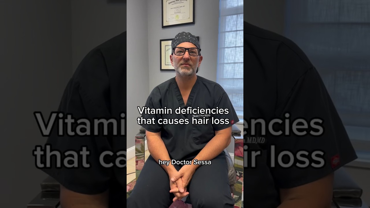Vitamin Deficiencies That Cause Hair Loss | What Your Hair Is Telling You by Dr. Sessa!