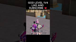 GOD LEVEL 1v4 CLUTCH 😳🔥#jonathan #bgmi #apexgaming #lolzzzgaming #pubgmobile #shorts