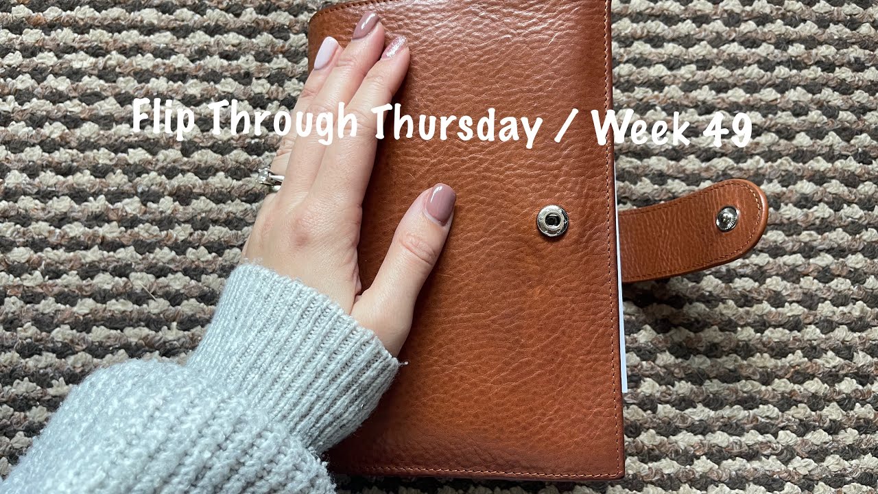 Flip Through Thursday / Week 49 Getting Ready For 2023 // Pink Planner Girl