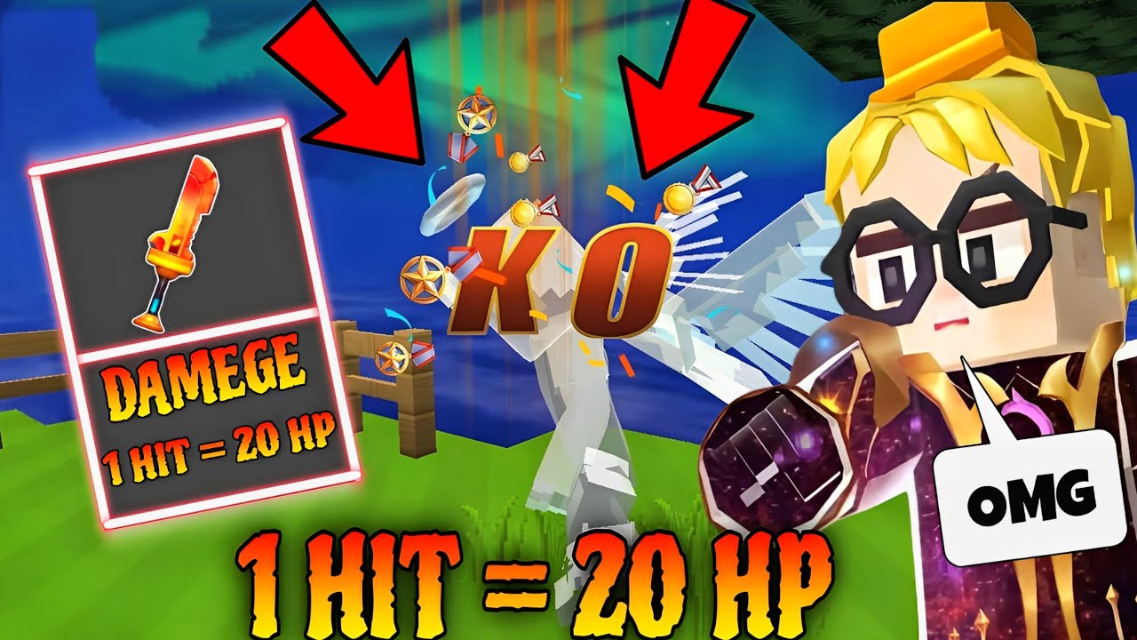 How To Kill Your Enemy In 1 Hit || Blockman go Bedwars || No1Aryan