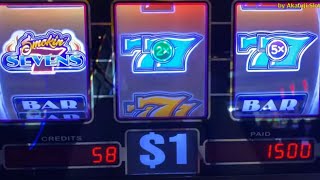 Jackpot  Live! Handpay Smokin Sevens/ Triple Double Red Hot/ Anything But.. Six @ Cosmopolitan Vegas screenshot 4