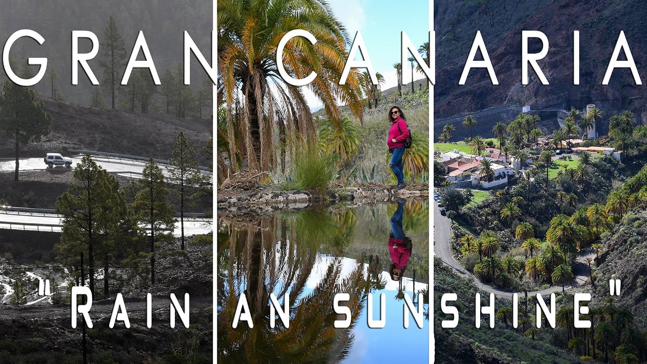 "Rain and sunshine" The diversity of Gran Canaria. 10 January, 2021