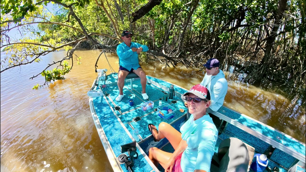 Barra fishing on the Daintree River