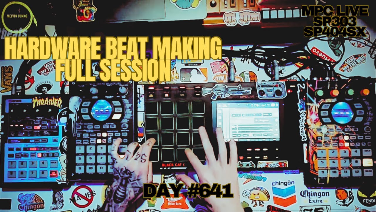 Making a Boom Bap Beat From Scratch | MPC Live + SP404SX + SP303 (No Talking, Hardware Only)