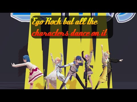[MMD | Project Sekai] Ego Rock but all the characters dance on it
