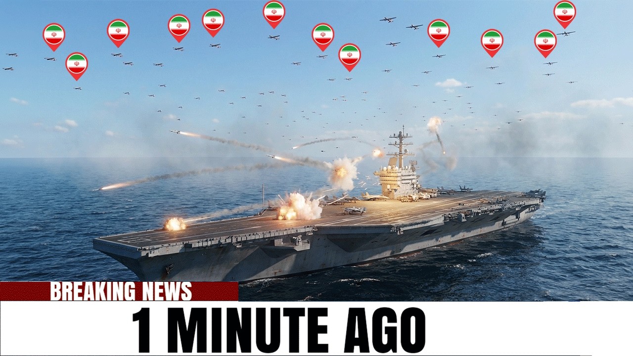 Iran ATTACKS LAUNCHED 1,000 UAVs at THE USS ABRAHAM LINCOLN - Then THIS Happened.