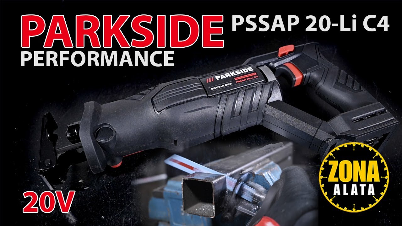 Parkside Performance PSSAP 20-Li C4 Cordless Saber Saw from Lidl - TEST 4K  - YouTube