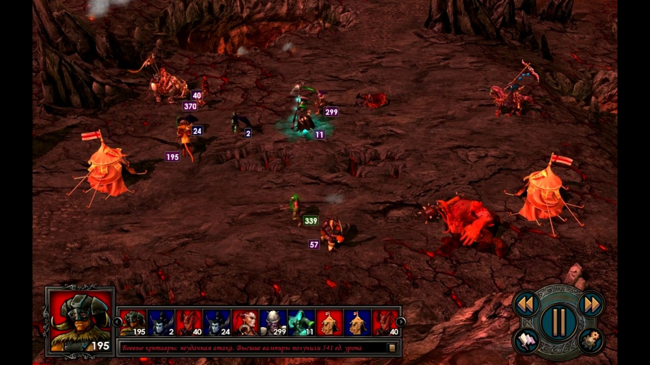 Некр с Атакой 0 рашит Орка с Атакой 18